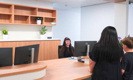 Brain and mind hub Sunshine Coast reception area